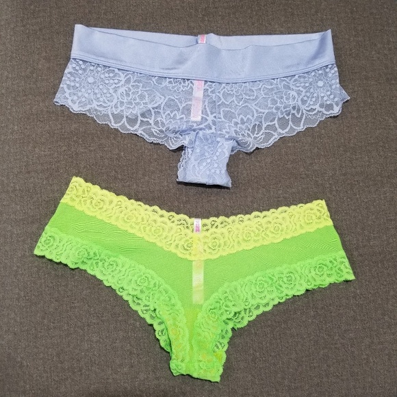 Two Pair Victoria Secret PINK Lace Panties